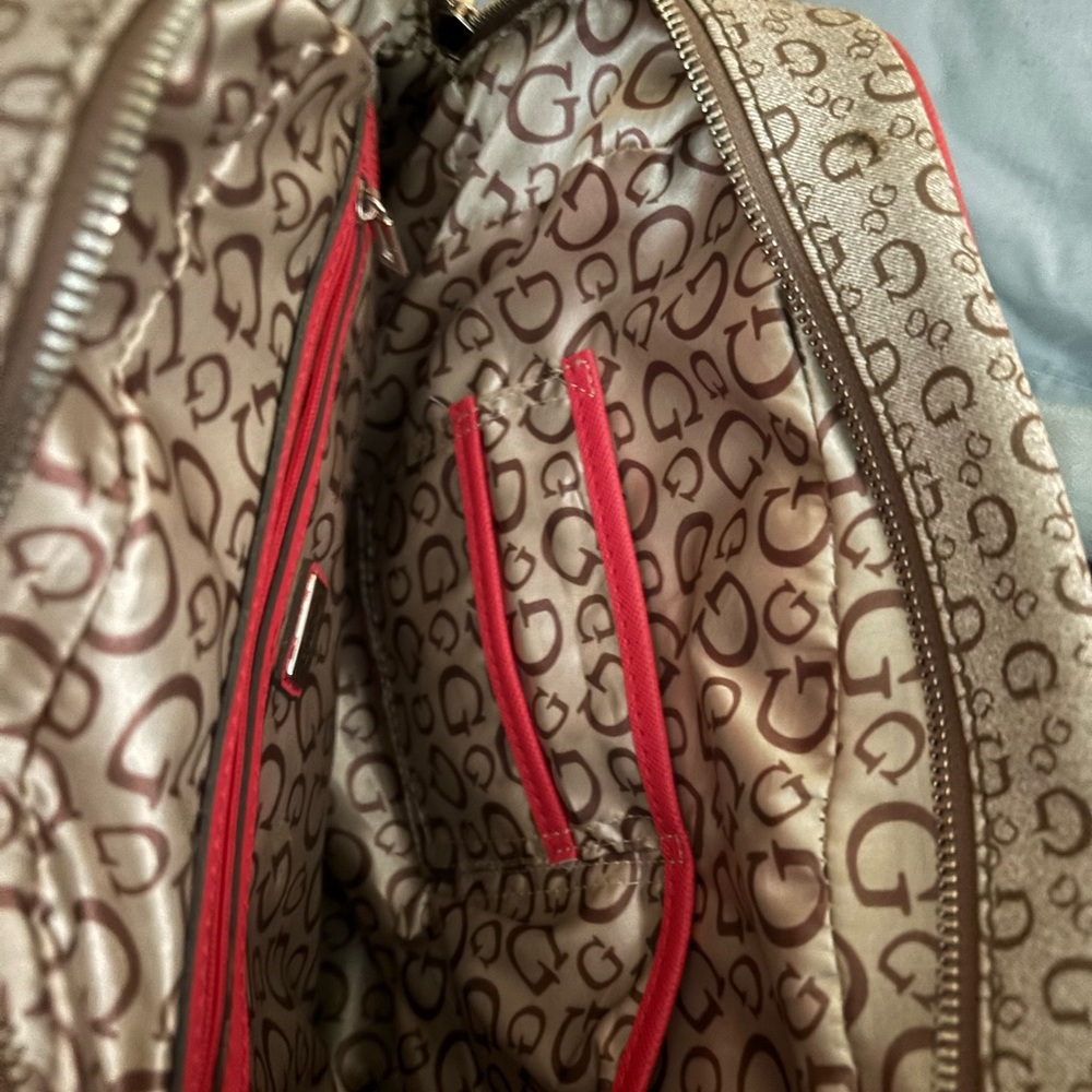 G by Guess and other brand bag lot .